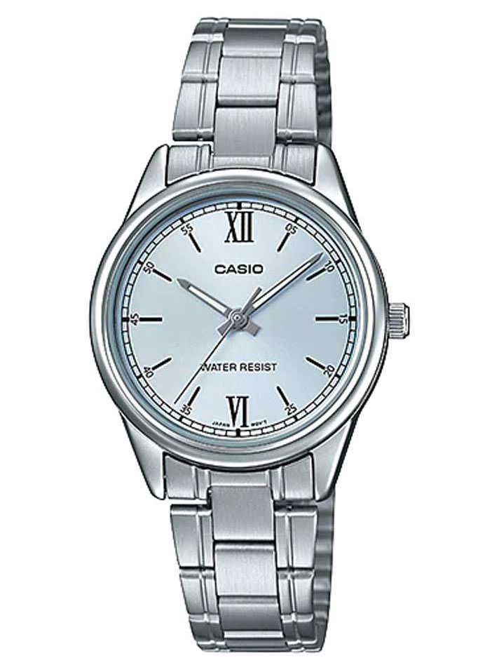 Zegarek marki Casio model LTP-V005D kolor Szary. Akcesoria damski. Sezon: Cały rok