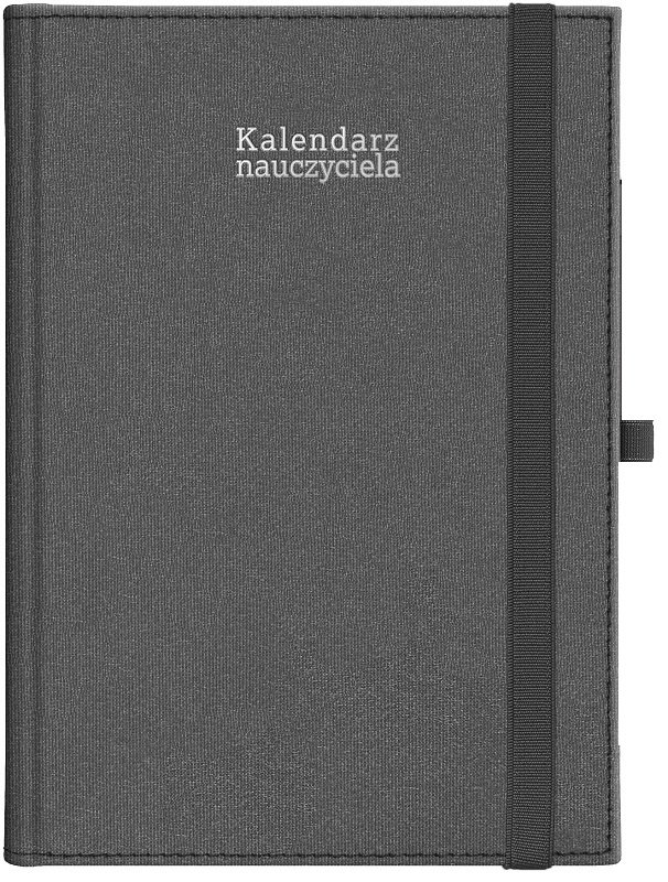 Kalendarz naucz. 2024/2025 B5 tyg Kraft czarny - Wokół Nas