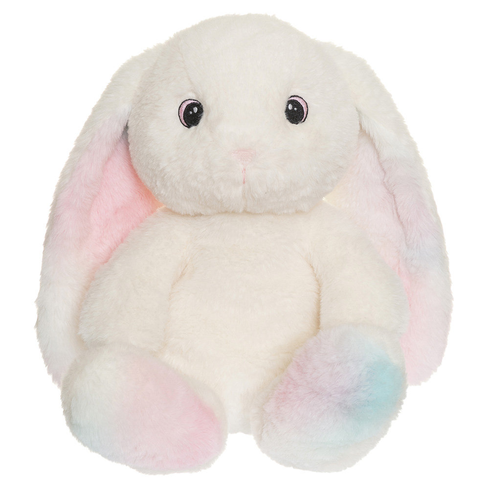 Teddykompaniet,  Pluszak Króliczek Cindi Kremowy Tęcza, 23cm