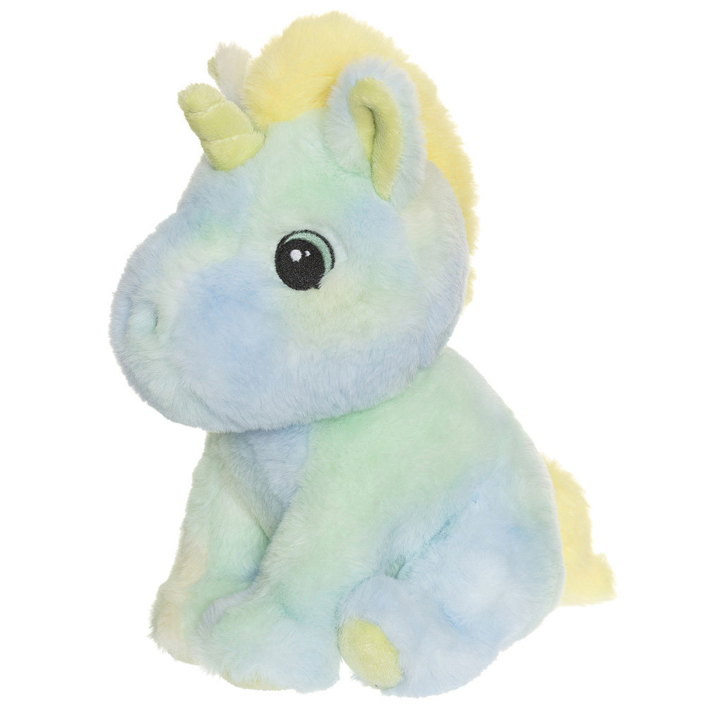 Teddykompaniet,  Pluszak Jednorożec tęcza żółty, 26cm