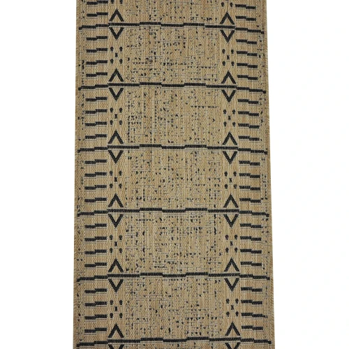 CHODNIK SZNURKOWY AZTEC 04 BEŻ-CZARNY