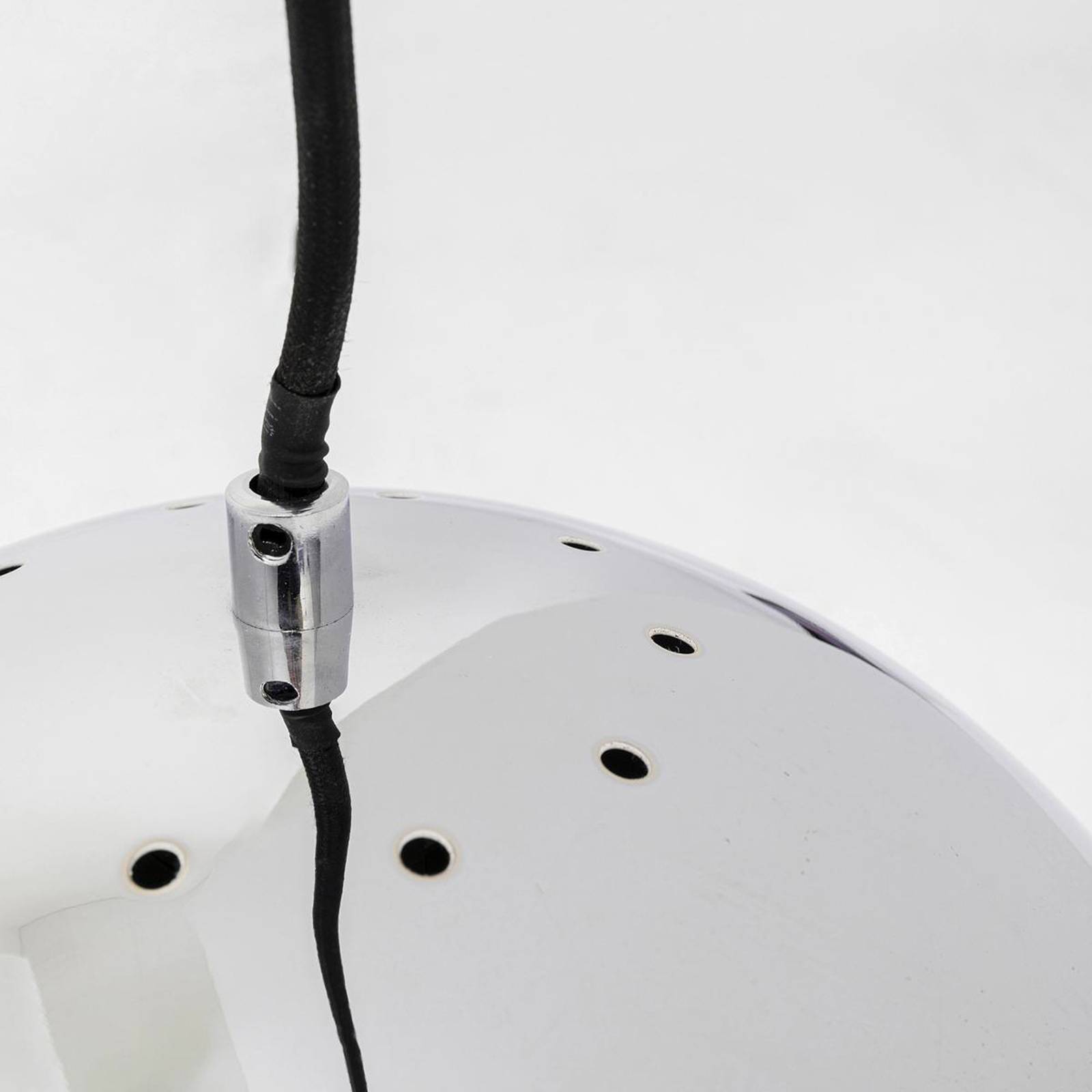 Lampa wisząca Kare Caldaia, kolor srebrny, stal, Ø 25 cm