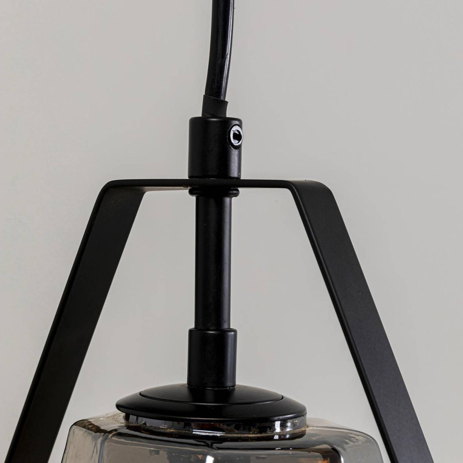 Lampa wisząca Kare Diamond Fever, czarna, 1-punktowa