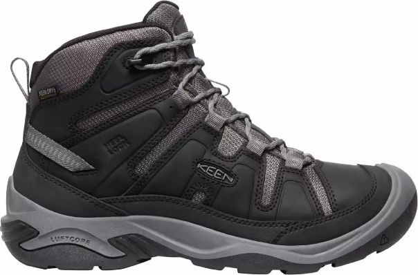 Buty trekkingowe męskie Keen Circadia Mid WP czarno-szare r. 44