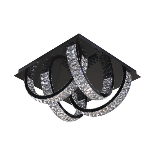 Tula lampa sufitowa 4xLED/23,5W czarna MX3274-4-3BCT