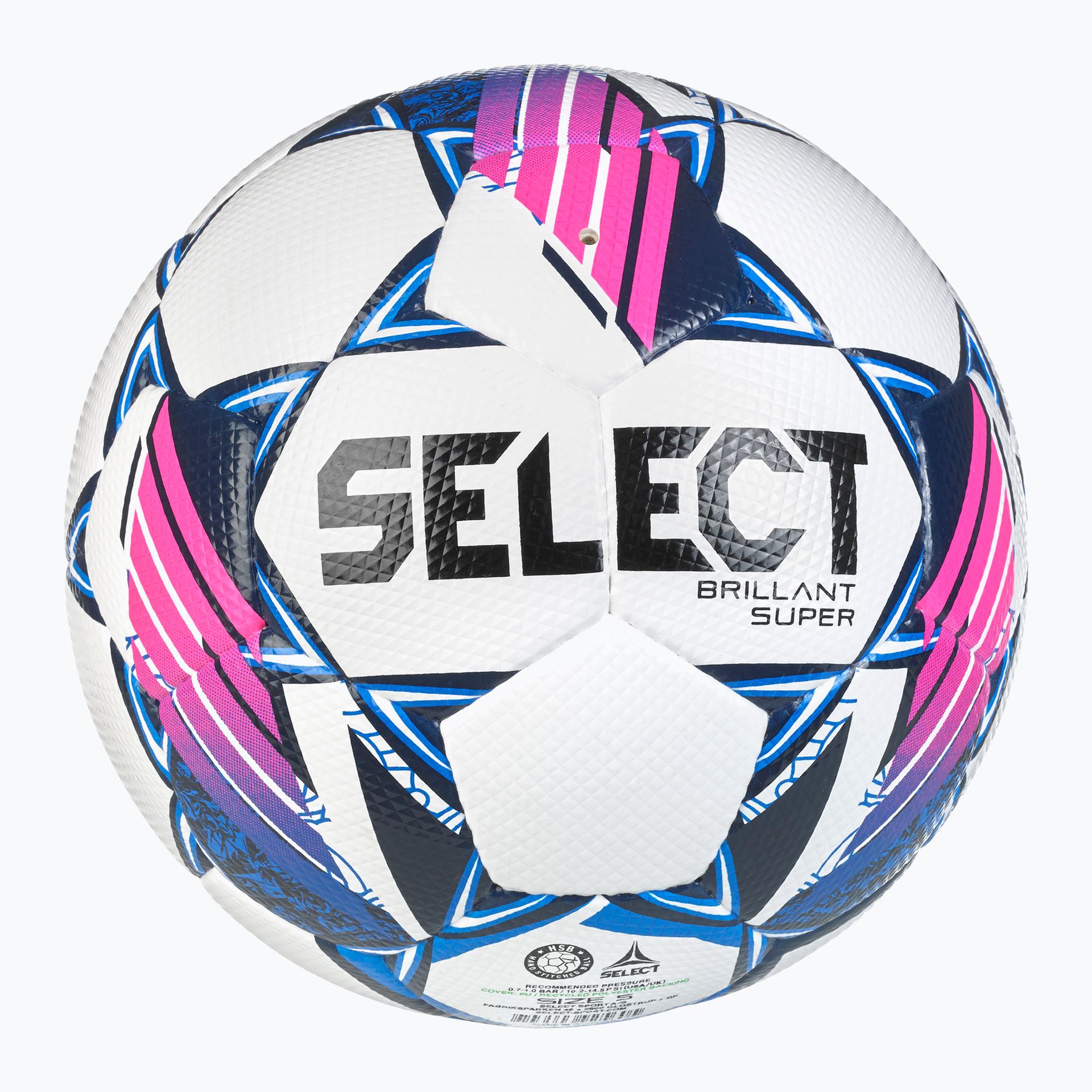 Piłka do piłki nożnej SELECT Brillant Super HS v24 white/blue rozmiar 5 WYSYŁKA W 24H 30 DNI NA ZWROT