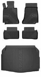 Zestaw dywaniki i mata do Mercedes Klasa C W205 2014-2021 - Coupe, Sedan nie pasuje do Coupe, ze składanymi siedzeniami