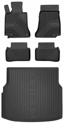 Zestaw dywaniki i mata do Mercedes Klasa C W205 2014-2021 - Coupe, Kombi nie pasuje do Coupe, nie pasuje do Hybrydy (HeV)