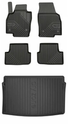 Zestaw dywaniki i mata do SEAT Ibiza V od 2017 - Hatchback górna podłoga bagażnika nie pasuje do wersji FR