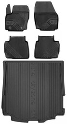 Zestaw dywaniki i mata do Ford Mondeo IV 2007-2014 - Kombi bez regulowanej wysokości podłogi bagażnika, rozstaw między mocowaniami 25,5cm
