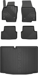 Zestaw dywaniki i mata do Skoda Fabia III 2014-2022 - Hatchback bez regulowanej wysokości podłogi bagażnika