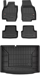 Zestaw Pro-Line dywaniki i mata do Skoda Fabia III 2014-2022 - Hatchback bez regulowanej wysokości podłogi bagażnika