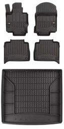 Zestaw Pro-Line dywaniki i mata do Mercedes GLE W167 od 2019 - bez wnęk bocznych, z organizerem w bagażniku