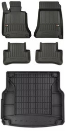 Zestaw Pro-Line dywaniki i mata do Mercedes Klasa C W204 2007-2014 - Kombi bez regulowanej wysokości podłogi bagażnika