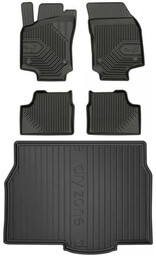Zestaw dywaniki i mata do Opel Astra H 2004-2014 - Hatchback 5 drzwiowy, bez regulowanej wysokości podłogi bagażnika, bez trójkątów ostrzegawczych, be