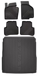 Zestaw dywaniki i mata do Volkswagen Passat B7 2010-2014 - Sedan bez regulowanej wysokości podłogi bagażnika