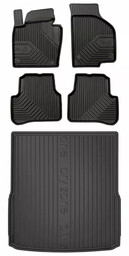 Zestaw dywaniki i mata do Volkswagen Passat B6 2005-2010 - Kombi bez regulowanej wysokości podłogi bagażnika