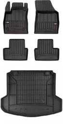 Zestaw Pro-Line dywaniki i mata do Renault Megane IV od 2016 - Coupe, Sedan nie pasuje do Coupe, z kołem zapasowym (pełnowymiarowe)