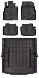 Zestaw Pro-Line dywaniki i mata do Mazda 6 III 2012-2018 - Kombi przed liftingiem bez regulowanej wysokości podłogi bagażnika