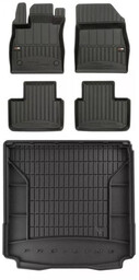 Zestaw Pro-Line dywaniki i mata do Renault Talisman 2015-2020 - Kombi przed liftingiem bez regulowanej wysokości podłogi bagażnika