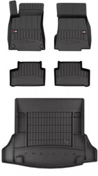 Zestaw Pro-Line dywaniki i mata do Mercedes CLA C118 od 2019 - Sedan z organizerem w bagażniku, z wnękami bocznymi