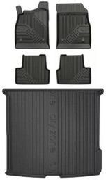 Zestaw dywaniki i mata do Opel Astra J 2009-2020 - Sedan z dodatkowym kołem zapasowym