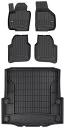 Zestaw Pro-Line dywaniki i mata do Skoda Superb II 2008-2015 - Liftback z kołem zapasowym (pełnowymiarowe)