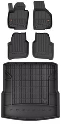 Zestaw Pro-Line dywaniki i mata do Skoda Superb II 2008-2015 - Kombi bez wnęk bocznych, nie pasuje do modeli z szynami w bagażniku