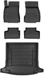 Zestaw Pro-Line dywaniki i mata do Mercedes CLA C118 od 2019 - Shooting Brake z organizerem w bagażniku, z wnękami bocznymi