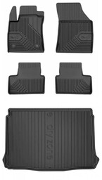 Zestaw dywaniki i mata do Renault Megane IV od 2016 - Coupe, Hatchback nie pasuje do Coupe, z wnękami bocznymi