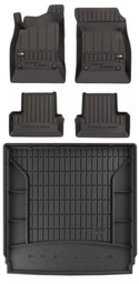 Zestaw Pro-Line dywaniki i mata do Opel Astra J 2009-2020 - Kombi bez regulowanej wysokości podłogi bagażnika