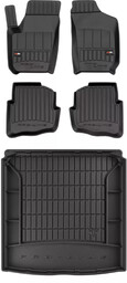 Zestaw Pro-Line dywaniki i mata do Skoda Fabia I 1999-2008 - Kombi bez regulowanej wysokości podłogi bagażnika