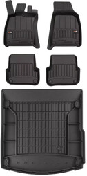 Zestaw Pro-Line dywaniki i mata do Audi A6 C6 2006-2011 - Sedan przed liftingiem bez wnęki z lewej strony