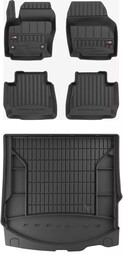 Zestaw Pro-Line dywaniki i mata do Ford Mondeo IV 2007-2014 - Kombi bez regulowanej wysokości podłogi bagażnika, rozstaw między mocowaniami 25,5cm