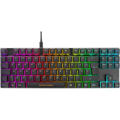 Deltaco GAM-111-UK - Outemu Red - czarny