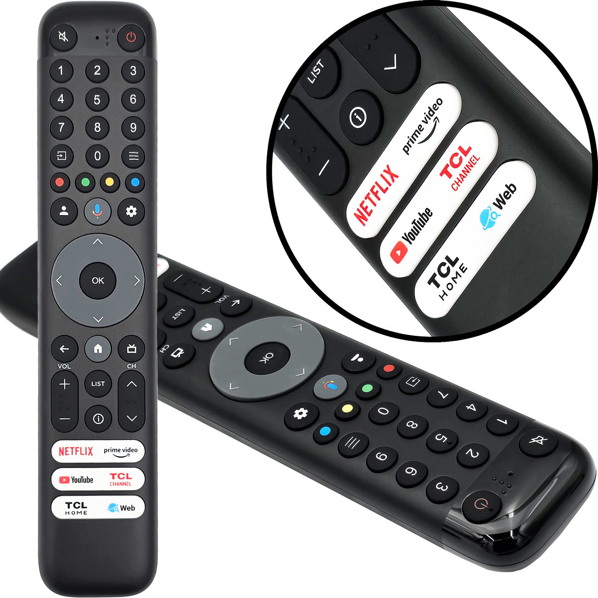 Pilot TCL RC833 GUB1 oryginał Smart Android TV