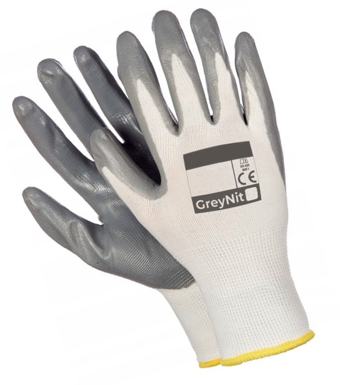 Rękawice robocze Verken NITRICAR Greynit 10