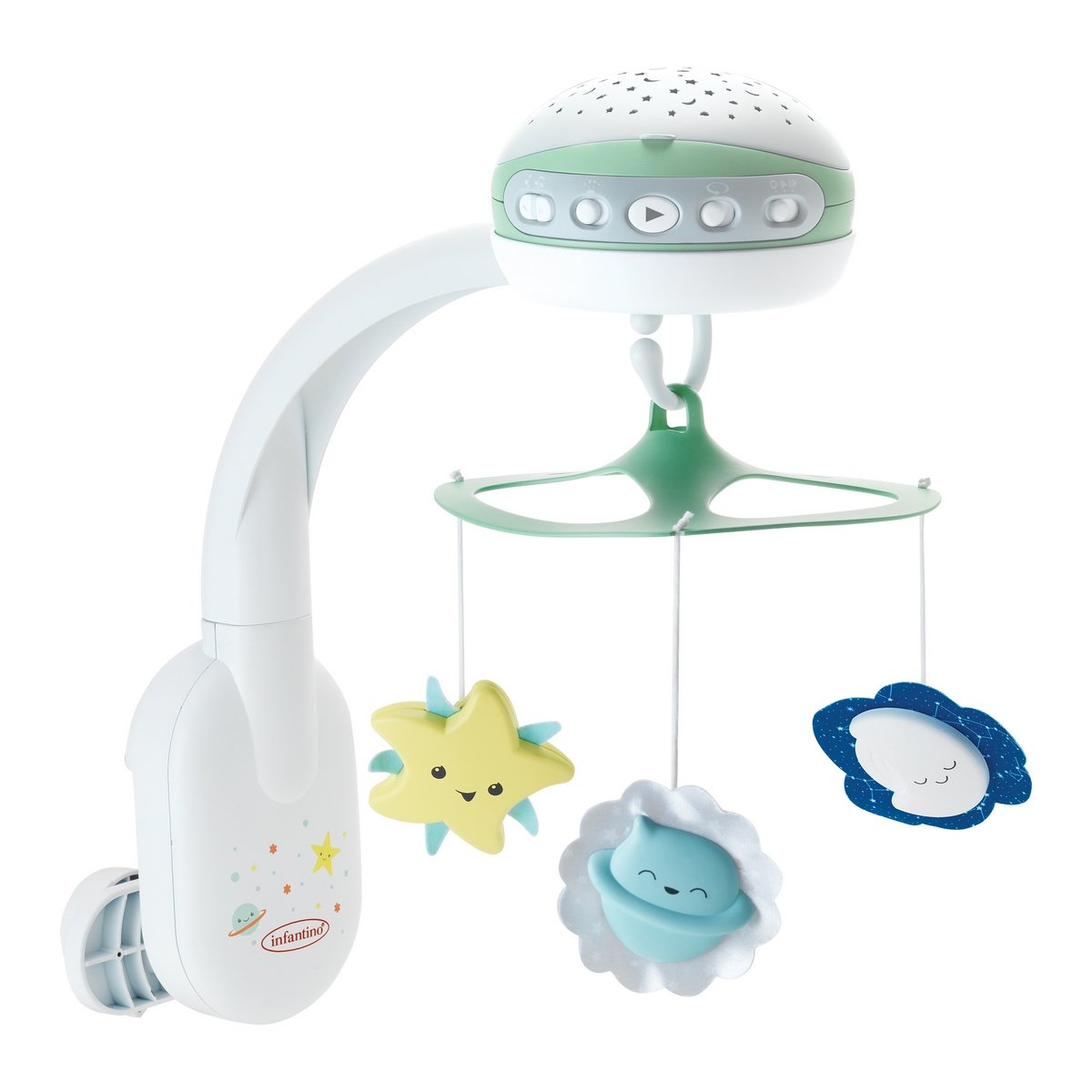INFANTINO Projektor Muzyczna Karuzela 3 w 1 Zielona 315194