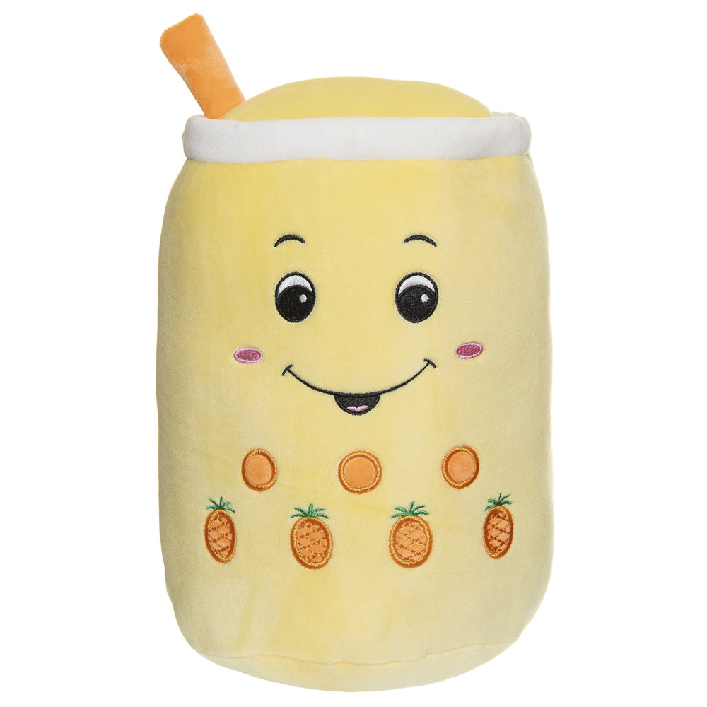 Teddykompaniet,  Pluszak Squeezie Bubble Tea Żółta 30cm