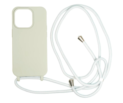Mobile Origin Lanyard Case do iPhone 14 Pro light grey