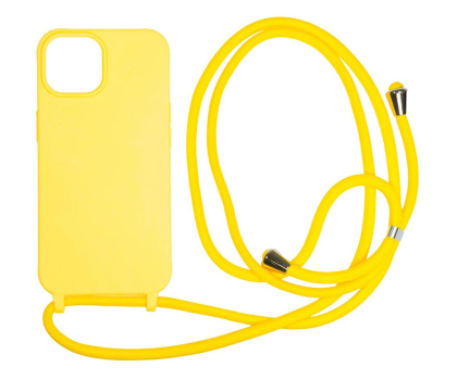 Mobile Origin Lanyard Case do iPhone 15 yellow