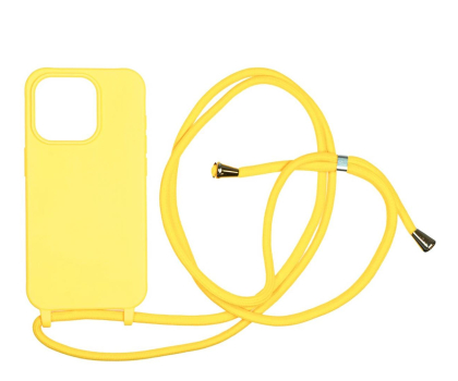 Mobile Origin Lanyard Case do iPhone 15 Pro yellow