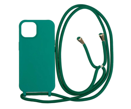Mobile Origin Lanyard Case do iPhone 15 dark green