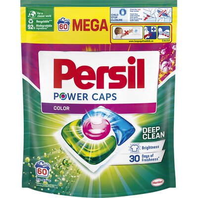 Kapsułki do prania ubrań kolorowych Persil Power Caps 60 prań