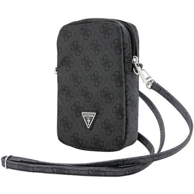 Guess torebka Zip 4G Triangle Czarny