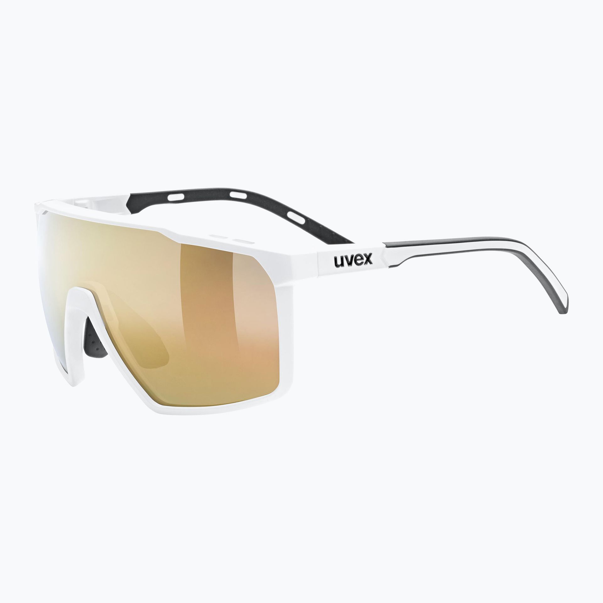 Okulary przeciwsłoneczne UVEX Mtn Perform S white matt/mirror gold