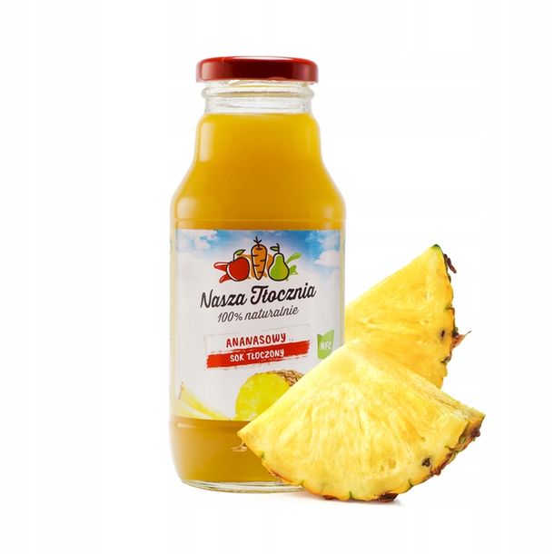 Sok tłoczony z Ananasa 100% ANANAS NFC 330 ml