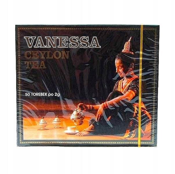 Vanessa Pure Ceylon Tea herbata czarna ekspresowa 50t x 2 g