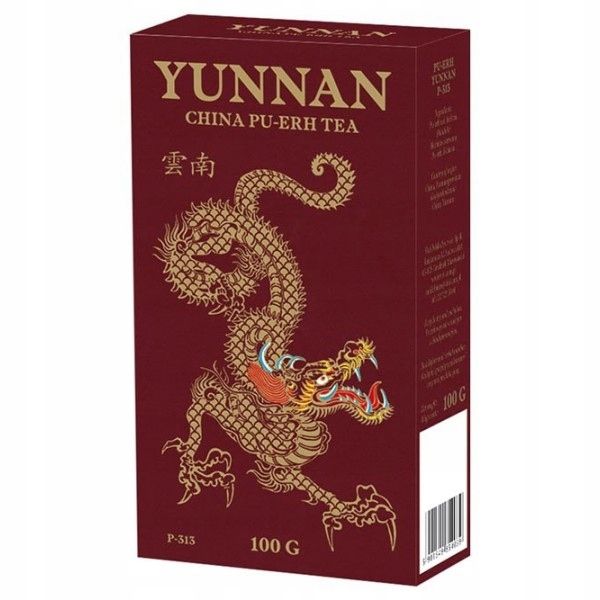 ﻿VIVI YUNNAN China PU-ERH P-313 herbata liść 100g