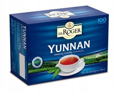 Sir Roger Yunnan Herbata Czarna Ekspresowa 80tb